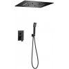 Imex SUMATRA hlavový sprchový podomietkový set s rámom čierna matná GTS019-P/NG