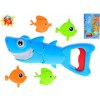 Mac toys Vodná hra - žralok a 4 rybičky