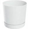 PROSPERPLAST Kvetináč TUBO P 23,9cm biely
