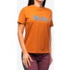 Bavlnené tričko dámske Fjallraven Logo Tee - terracotta brown