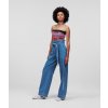 Karl Lagerfeld džínsy waist denim pants modrá