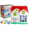 Inlea4Fun Detský rozkladací domček s nábytkom HAPPY FAMILY