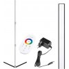 LED 20W 150lm RGB stmievateľné RF diaľkové ovládanie stojaca lampa čierna 140cm Masterled