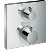 Hansgrohe Ecostat Square Termostatická batéria pod omietku s uzatváracím ventilom, chróm 15714000-HG