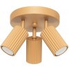 Sollux Lighting Stropné svietidlo Karbon, 3x zlaté kovové tienidlo, (možnosť polohovania)