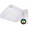 T-LED SMART TUYA Biele LED stropné svietidlo hranaté 500x500mm 48W CCT s DO 105563