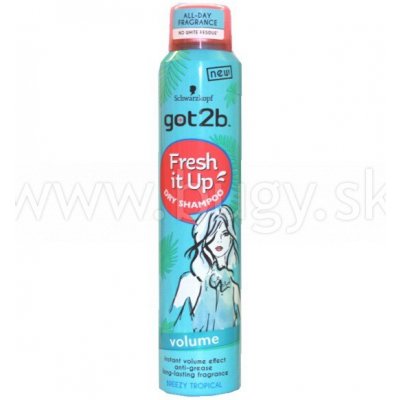 Got2b Fresh it up Volume suchý šampón na vlasy pre objem 200 ml