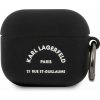 Karl Lagerfeld Rue St Guillaume Silikónové Puzdro pre Airpods 3 Black
