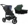 TFK Mono3 2v1 Premium Black Combi carrycot + Seat unit Nenafukovacie kolesá (s výplňou) Hlboká vanička Olive