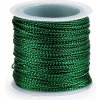 Dutinka s lurexom Ø1 mm okrúhla vianočná - 1 ks 2 zelená