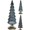 Vianočný stromček sklenený 25 cm, tmavo-modrý (2 farby)