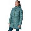Dámsky zimný prešívaný kabát Kilpi LEILA-W tmavo zelená 36
