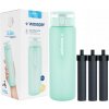Filtračná fľaša Wessper ActiveMax Clarti Glass 0,68 l zelená