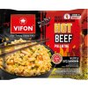 Vifon Hot Beef Rezance s hovädzou príchuťou a sečuánskym korením, pikantné (90g)