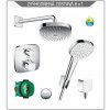 Hansgrohe Metris - termostatická podomietková batéria 15708000