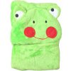 Happy Baby Detská deka zelená žabička s tvárou