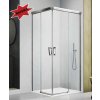 Ronal CADURA CAE2 posuvné dvere pre sprchový kút 80x200 cm,rohový vstup,Ľavé,Číre/Aluchróm CAE2G0805007
