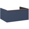 Elita Look, skrinka pre umývadlo na pultovú dosku 60x45x28 cm 1S PDW, modrá matná, ELT-168577
