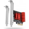 Axagon PCES-SA6, PCIe radič - 6x interný SATA 6G port PCES-SA6