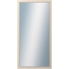 DANTIK - Zrkadlo v rámu, rozmer s rámom 60x120 cm z lišty 4020 biela prederaná (2766)