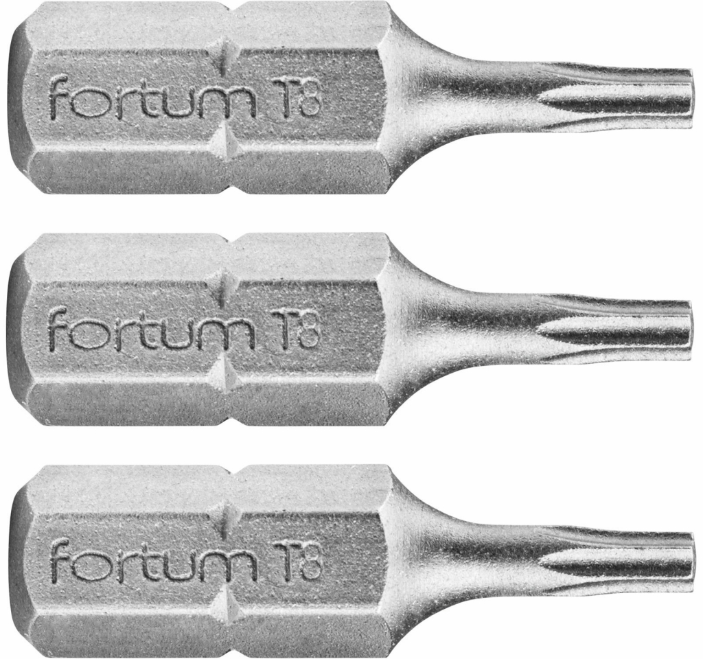 Bit torx 3ks, T 8x25mm, S2, FORTUM