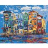 Diamondi Diamantové maľovanie - AMSTERDAM PO DAŽDI Rámovanie: vypnuté plátno na rám, Rozmer: 40x50 cm