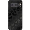 Picasee silikónový čierny obal pre Google Pixel 8 Pro - Midnight Leopard