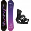 Gravity Sirene Black 24/25 dámsky snowboard + Gravity Fenix black viazanie + zľava 16 € na príslušenstvo - 156 cm + S (EU 37)