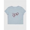 GAP Crop tričko s logom Modrá XS