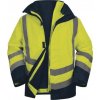 DELTA PLUS Reflexná bunda OPTIMUM 3 HI-VIS 4V1, žlto-modrá, Varianta žlto-modrá, Veľkosť S