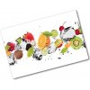 Doska na krájanie tvrdená Ovocie a voda 80x52 cm