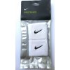 Tenisové potítko Nike Wristbands malé biele - Barva bílá