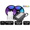 Programovateľný set RGB-IC LED pásika WS2812B COB, IP20 | WLED.sk