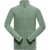 ALPINE PRO SIUS Zelená/Tyrkysovo zelená PÁNSKA FLEECOVÁ MIKINA XXXL