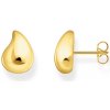 Thomas Sabo H2303-413-39 Bold - Gold-plated Drop Ear Studs 13,0 mm