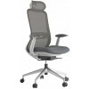 Otočné kreslo Mercury sivé