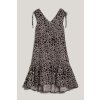 Karl Lagerfeld Linen Blend Dress čierna