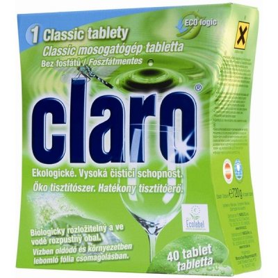 Claro Eco Classic tablety do umývačky 40 ks