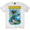 Ramones - Rockaway Beach (White) (tričko) Large