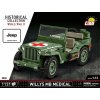 COBI 2806 World War II Americký terénny automobil medical Jeep Willys MB
