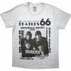 Tričko The Beatles - 1966, Unisex,Šedá,L