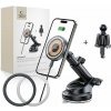 Držiak do auta Tech-Protect mm15W-V5 Magnetic Magsafe Dashboard & Vent Car Mount Wireless Charger 15W Black