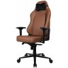 AROZZI herní židle PRIMO Full Premium Leather Brown/ 100% přírodní italská kůže/ hnědá PRIMO-PREM-BWN
