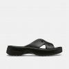 Crocs Classic Womens Cross Strap Black