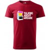 Sablio Tričko s potlačou Talking about arcade - červené 2XL