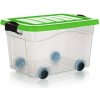 Brilanz Box úložný na kolečkách PYRAMIDA 20 l, zelený