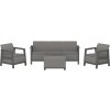 Keter SCANDI LINEA 3 Mountain Grey/Grafit