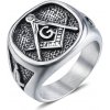 Steel Edge Pečatný prsteň z chirurgickej ocele WJHZ112-Slobodomurári veľkosť: 69