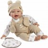 Guca 845 OLIVER - realistická bábika bábätko s mäkkým látkovým telom - 42 cm