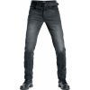 PANDO MOTO nohavice jeans ROBBY COR 01 Short washed black - 34